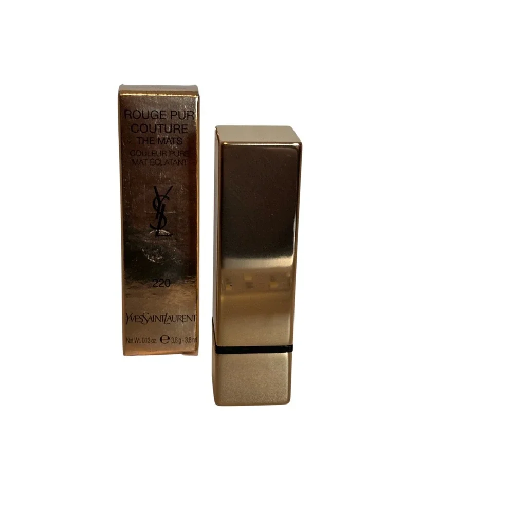 YSL‎ Rouge Pur Couture The Mats Lipstick 220 Crazy Tangerine Matte Orange New